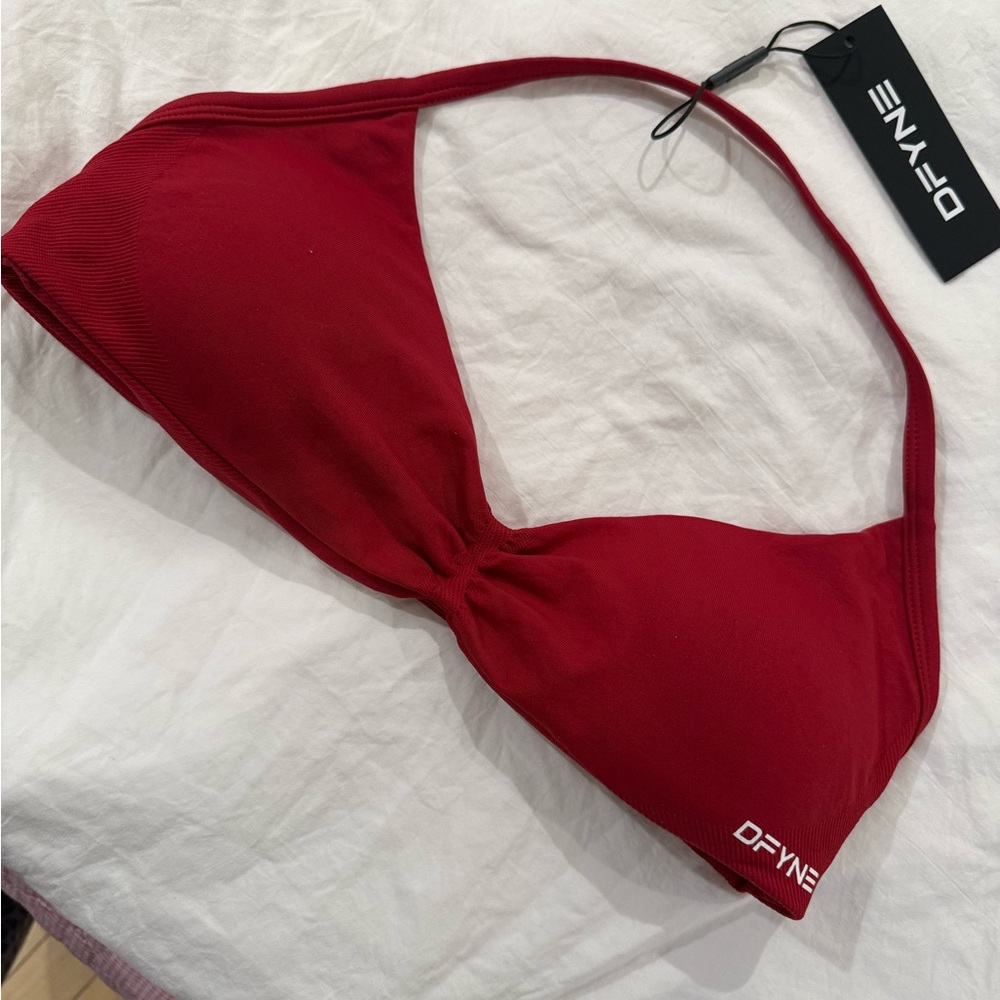 DFYNE Red Sports Bra